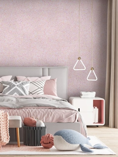 Belka B25 - Tapeta Jasnoróżowa, Nowoczesna Aranżacja Ścian - 1kg