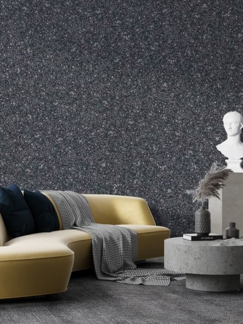 Belka B47 - Tapeta Czarna, Nowoczesna Aranżacja Ścian