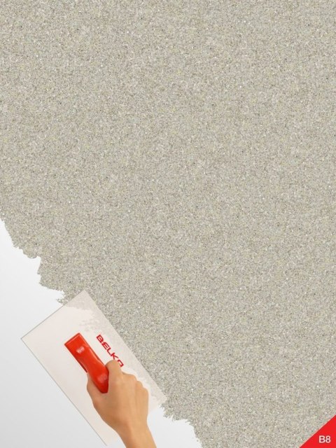 Belka B8 - Tapeta Szaro Zielona, Nowoczesna Aranżacja Ścian